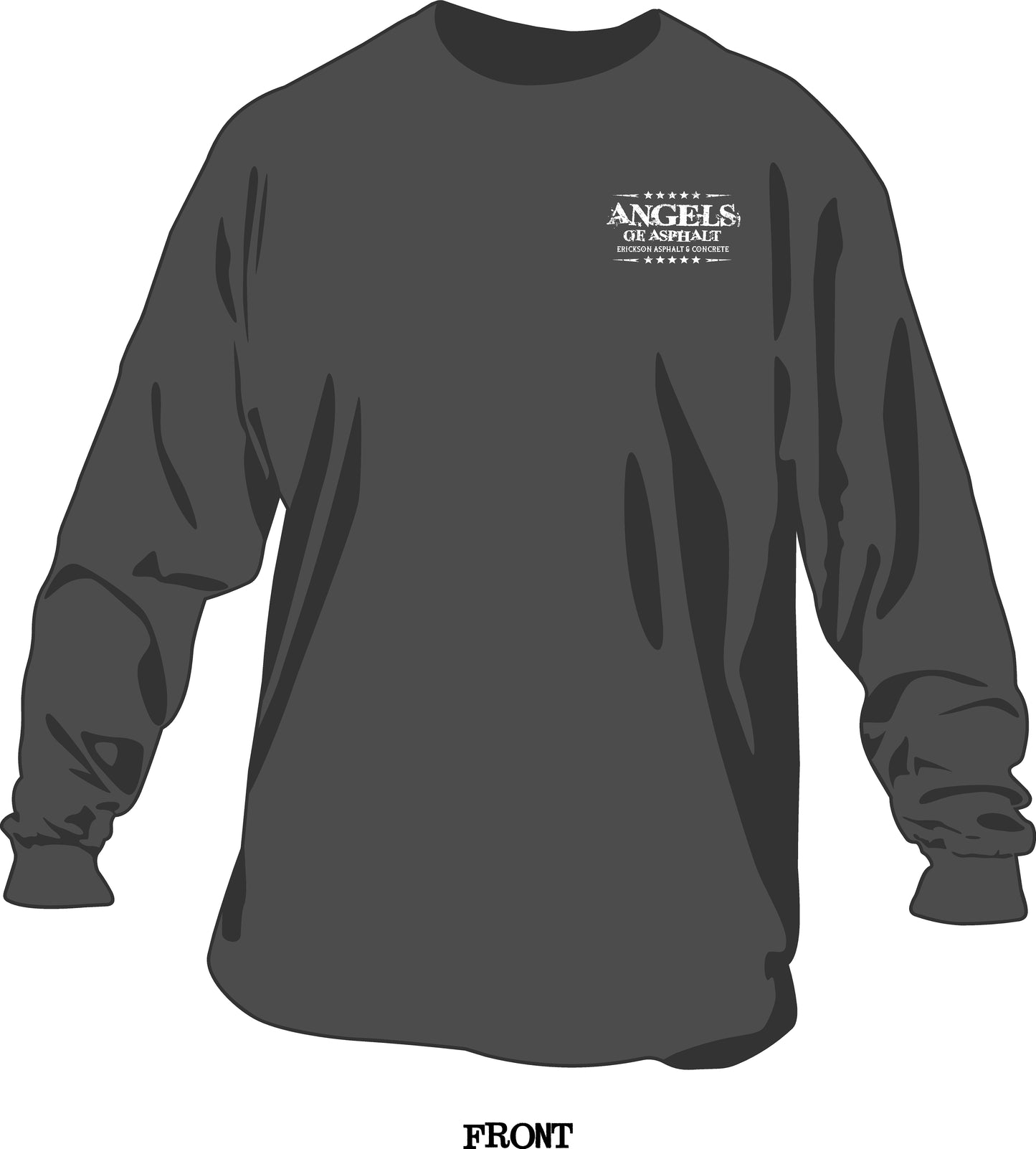 Angel's of Asphalt Long Sleeve - Charcoal