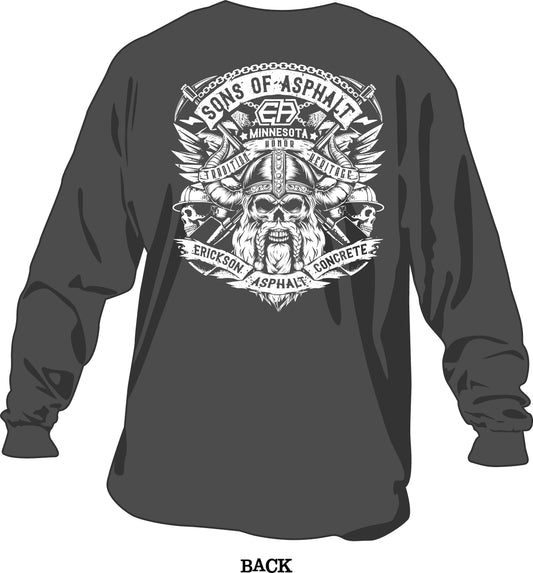 Son's Of Asphalt Long Sleeve - Charcoal