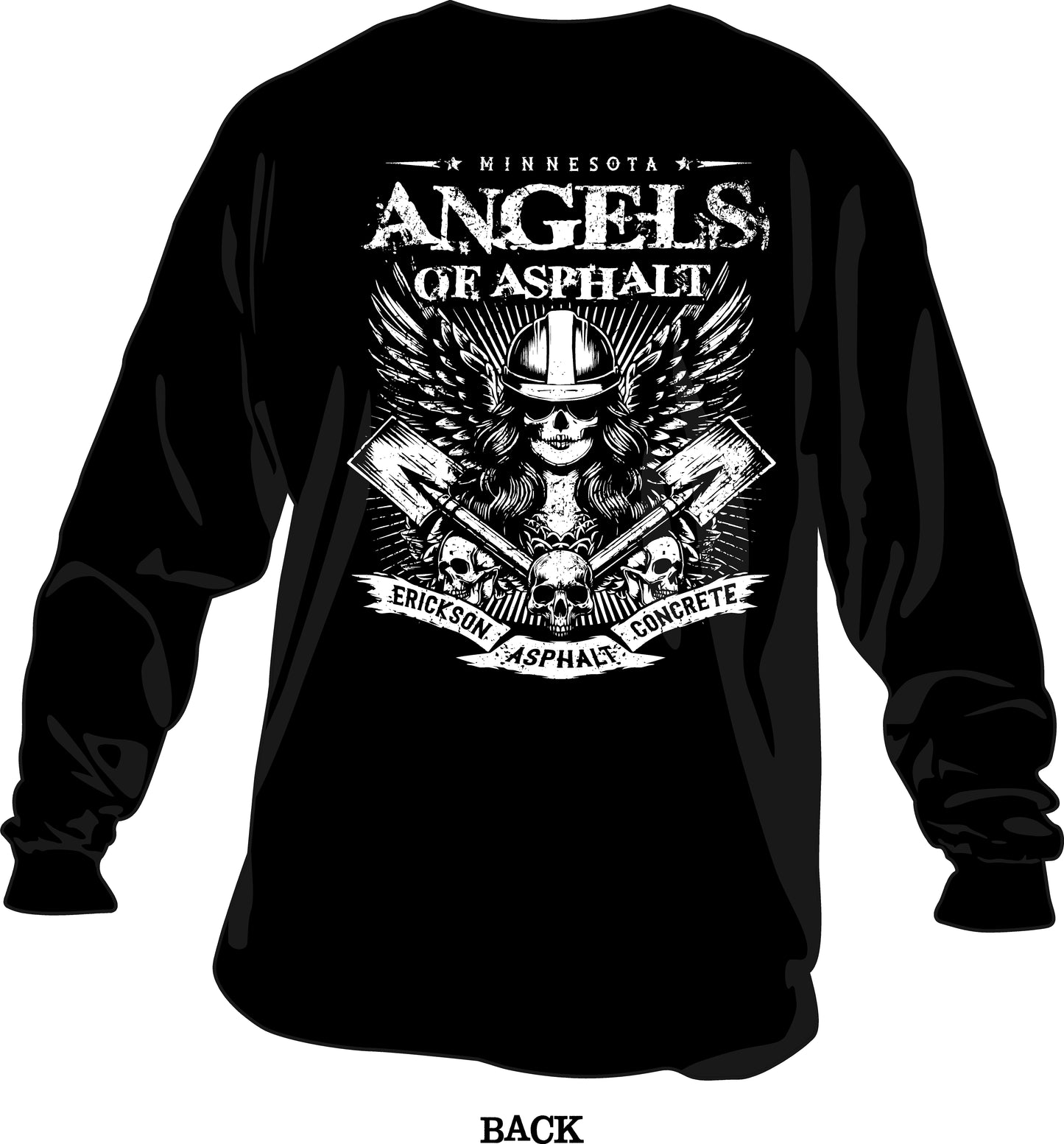 Angel's of Asphalt Long Sleeve - Asphalt