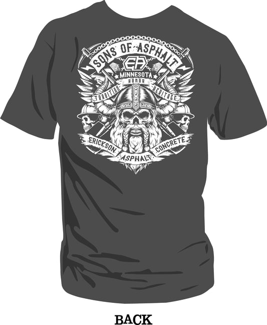 Son's on Asphalt T-shirt - Charcoal